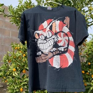 VINTAGE ALICE IN WONDERLAND CHESHIRE CAT TEE